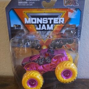 Monster Jam Pink and Yellow Monster Truck